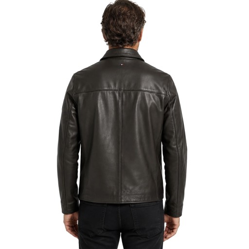 Blouson en Cuir Marron Guard Ycon - Redskins x Patrouille de France