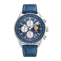 Montre Athos 1 - Chronographe Quartz Cuir Bleu
