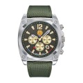 Montre Tarmac 701 - Chrono Kaki Compteurs Dorés