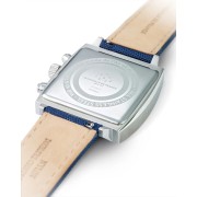 Montre Athos 7 - Chronographe Gris et Bleu Bracelet Tissé