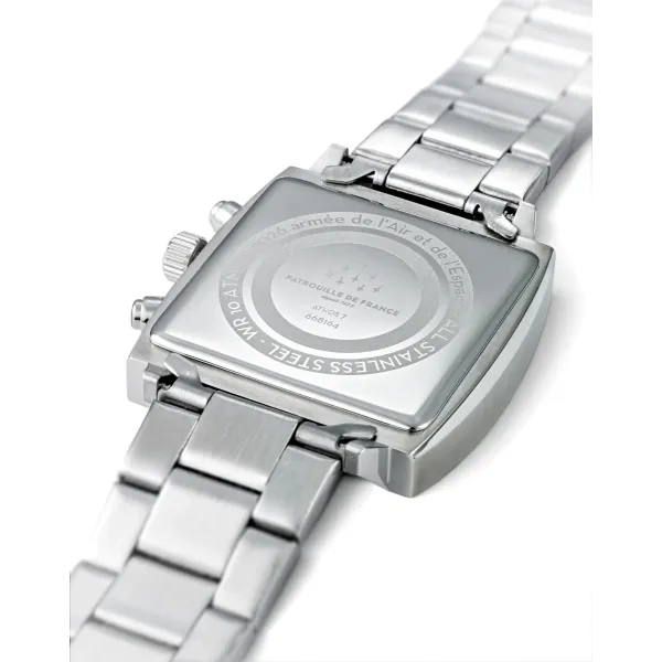 Montre Athos 7 - Chronographe Acier Bleu