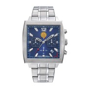 Montre Athos 7 - Chronographe Acier Bleu