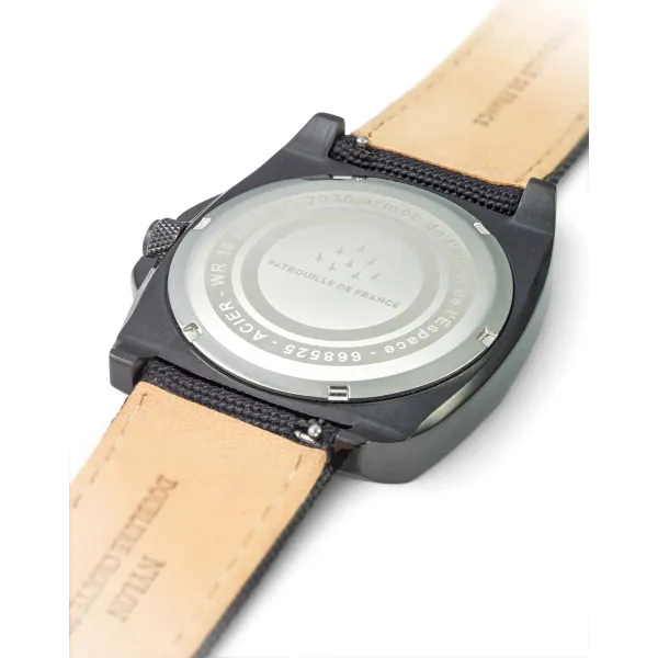 Montre Tarmac 701 - Noir Bracelet Tissé