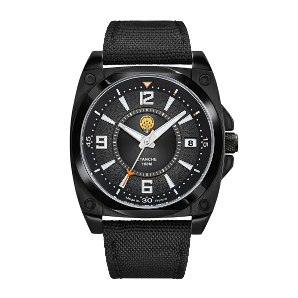 Montre Tarmac 701 - Noir Bracelet Tissé