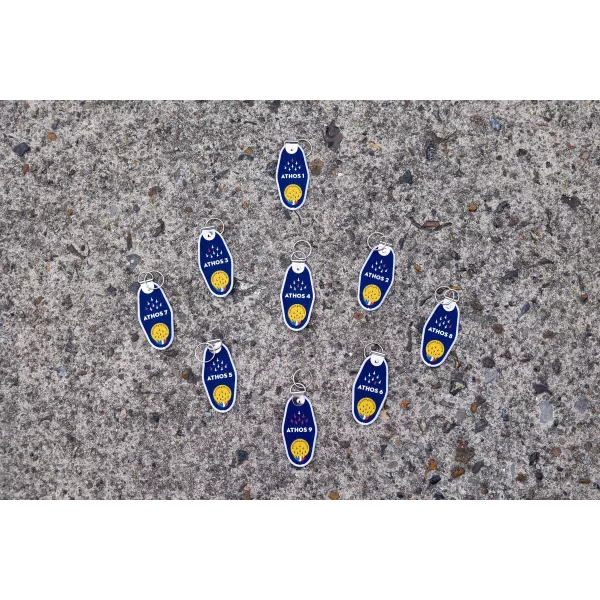 Porte-clés flamme Athos 5 - Patrouille de France