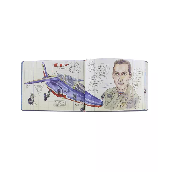 Patrouille de France : De l'Instruction à l'Excellence - Carnet de Croquis