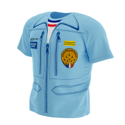 Visuel imprimé représentant la combinaison des pilotes.