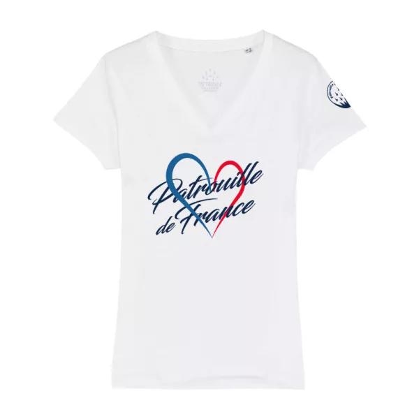T-shirt femme Coeur Patrouille de France