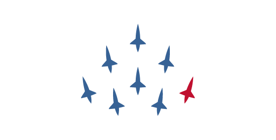 Athos 7 se situe à l'extrémité droite des formations de la PAF
